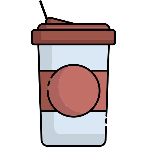 café caliente Generic Thin Outline Color icono