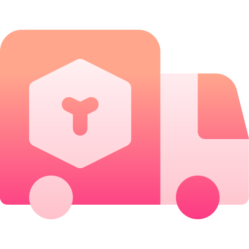 Delivery truck Basic Gradient Gradient icon