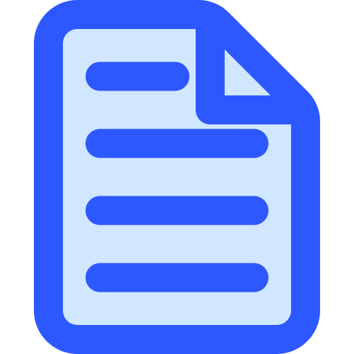 Document Generic Blue icon