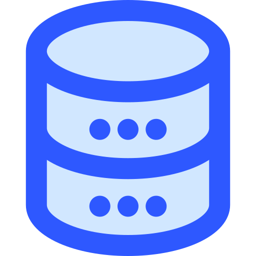 base de datos Generic Blue icono