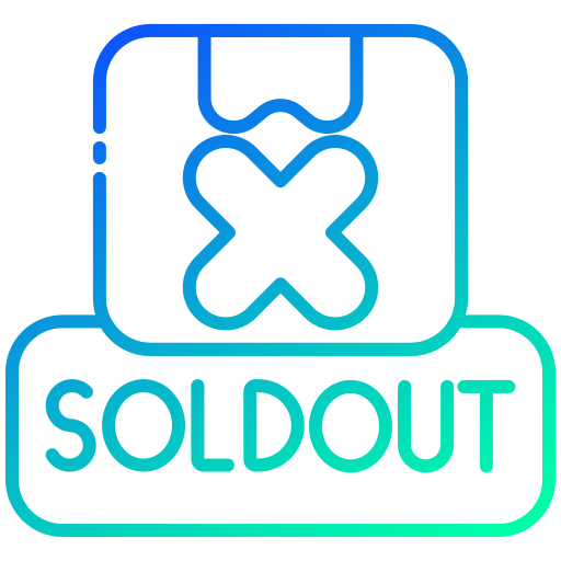 Sold out Generic Gradient icon