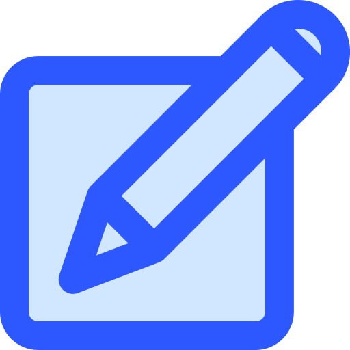 bearbeiten Generic Blue icon