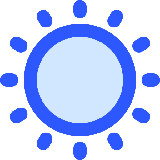 Brightness Generic Blue icon