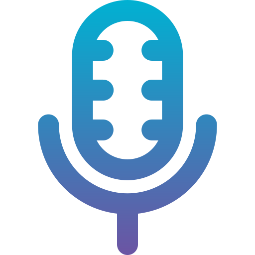 mikrofon Generic Gradient ikona