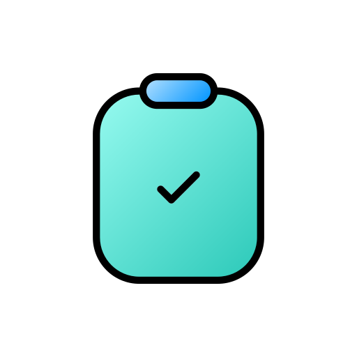 クリップボード Generic Outline Gradient icon