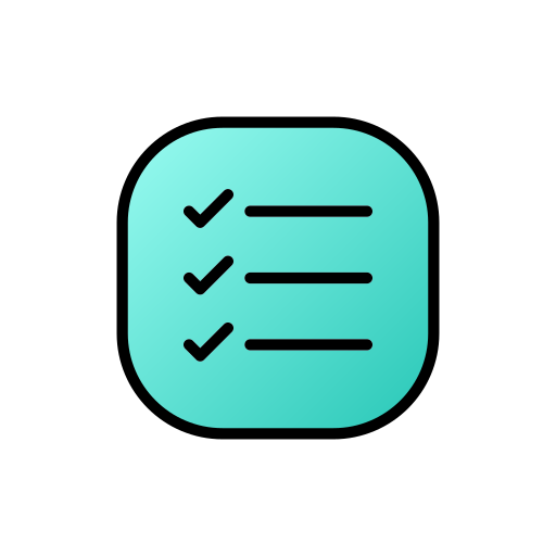 Task Generic Outline Gradient icon