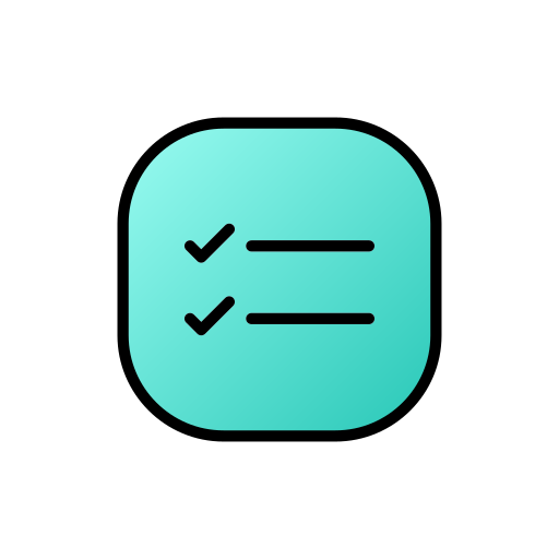 Task Generic Outline Gradient icon