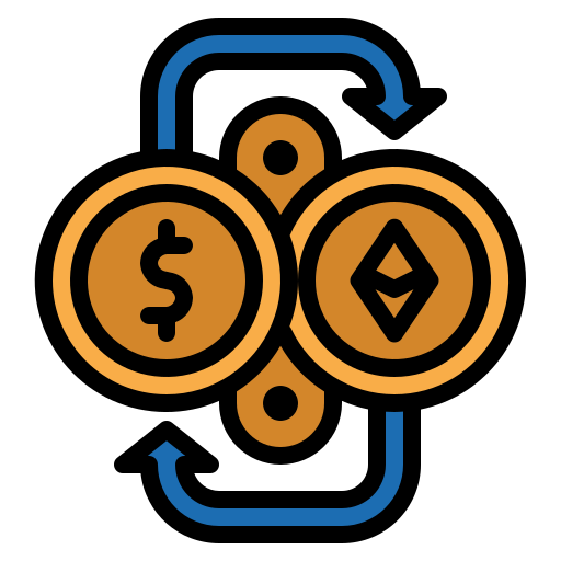 Exchange Generic Outline Color icon