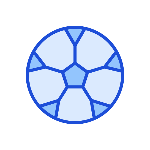 piłka nożna Generic Blue ikona
