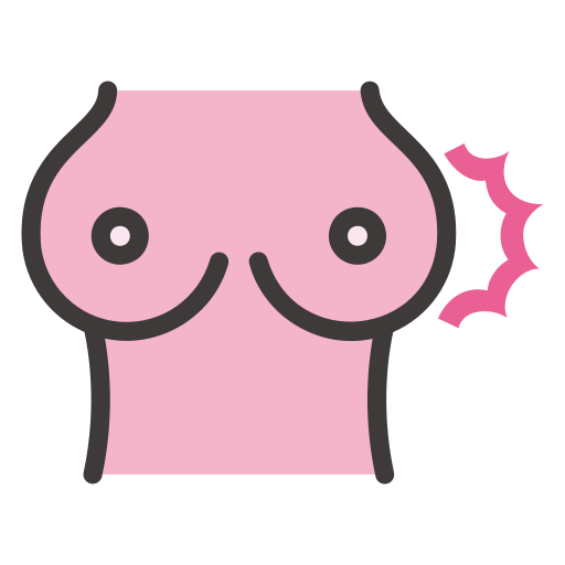Breast Generic Outline Color icon