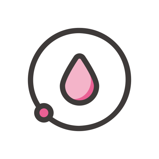 Menstrual cycle Generic Outline Color icon
