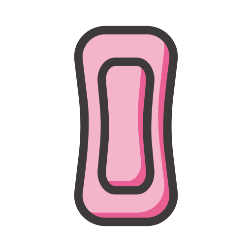 Panty liner Generic Outline Color icon