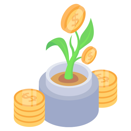 Money growth Generic Isometric icon