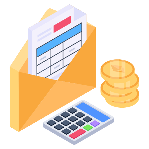 Financial information Generic Isometric icon