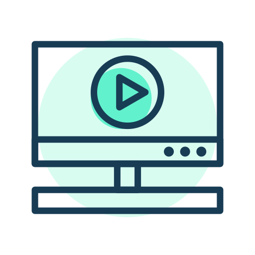 Live streaming Generic Rounded Shapes icon