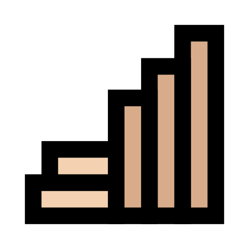 계단 Vector Stall Lineal Color icon