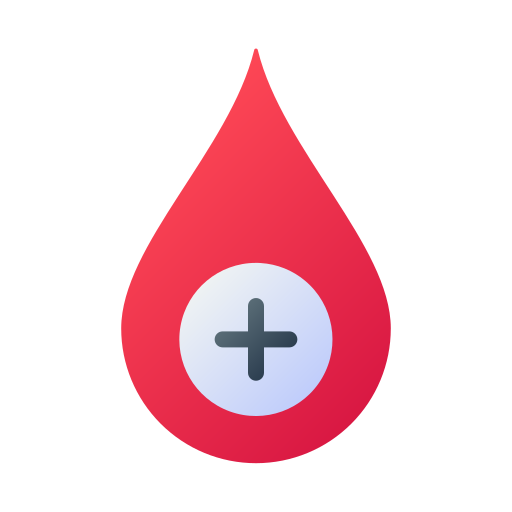 gota de sangre Generic Flat Gradient icono