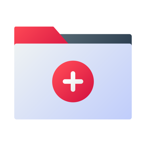 folder medyczny Generic Flat Gradient ikona