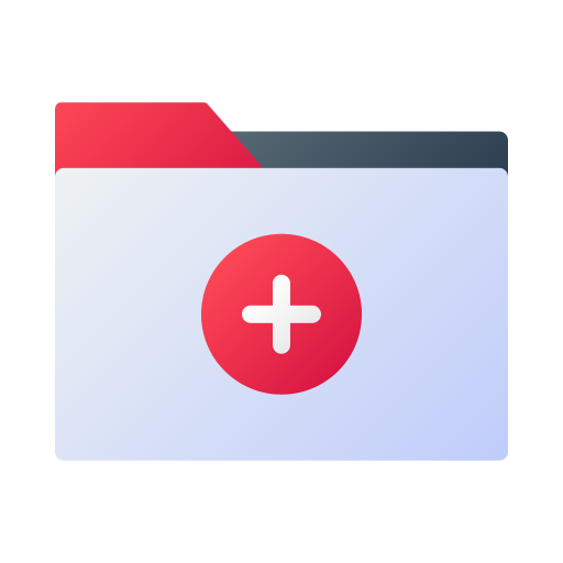 carpeta médica Generic Flat Gradient icono