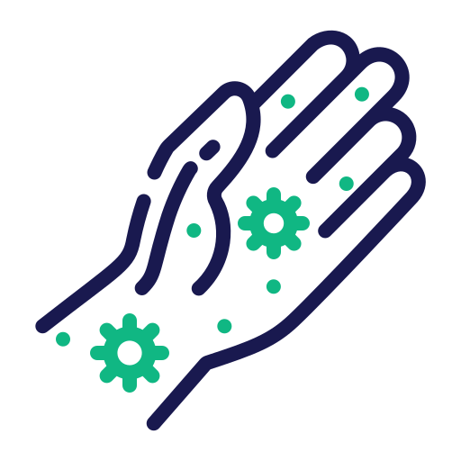 Virus transmission Generic Outline Color icon