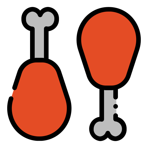 Turkey leg Generic Outline Color icon