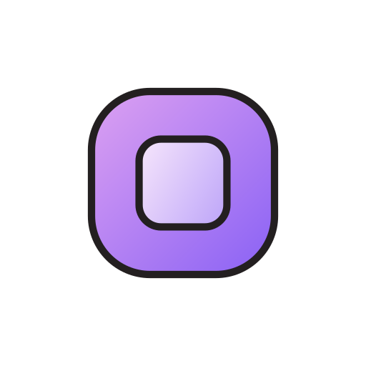 停止ボタン Generic Outline Gradient icon