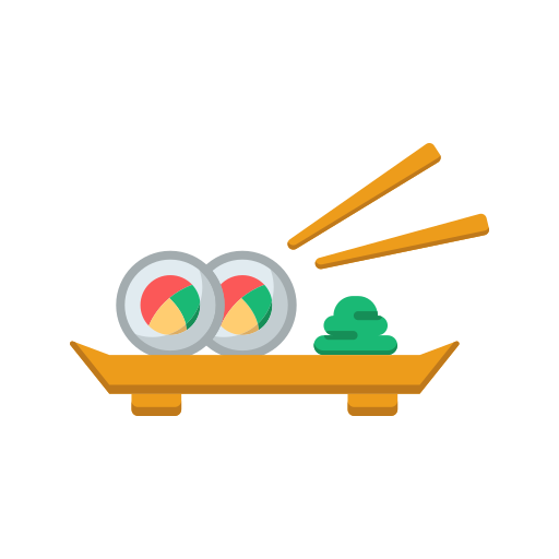 rotolo di sushi Generic Flat icona