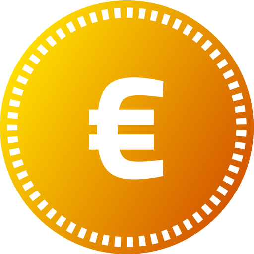 euro Generic Flat Gradient icoon
