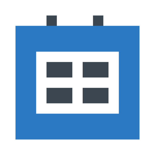 calendario Generic Blue icono