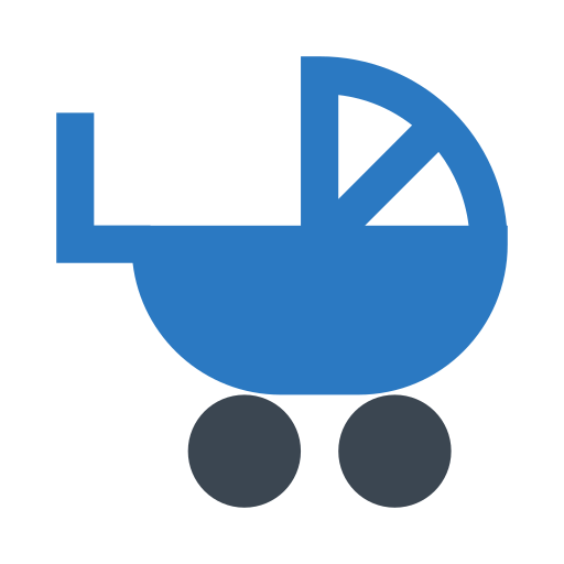 乳母車 Generic Blue icon