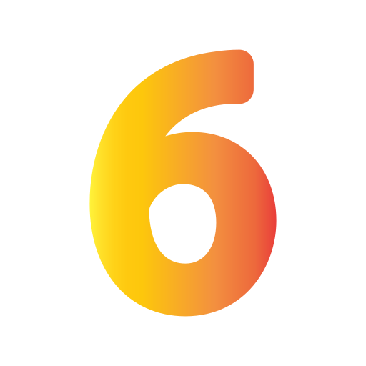 六 Generic Flat Gradient icon