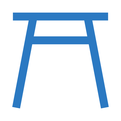 Stool stand Generic Blue icon