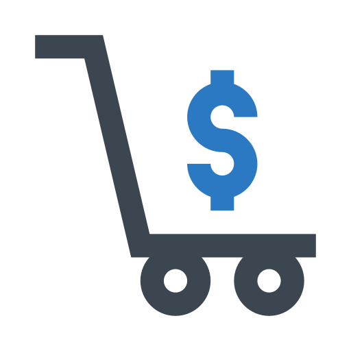 carrello della spesa Generic Blue icona