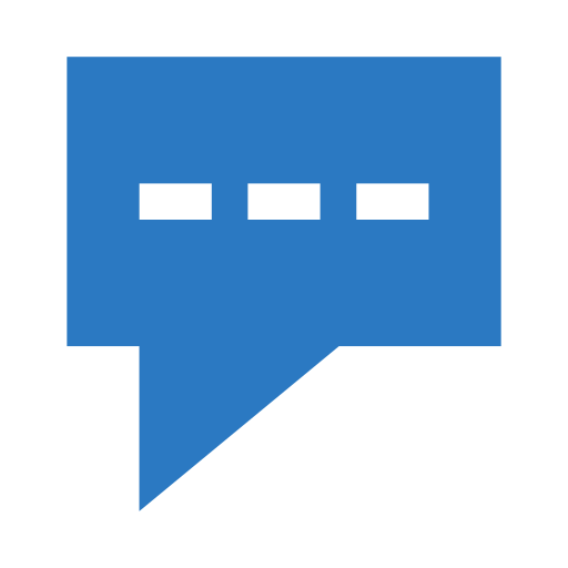 chat box Generic Blue icon