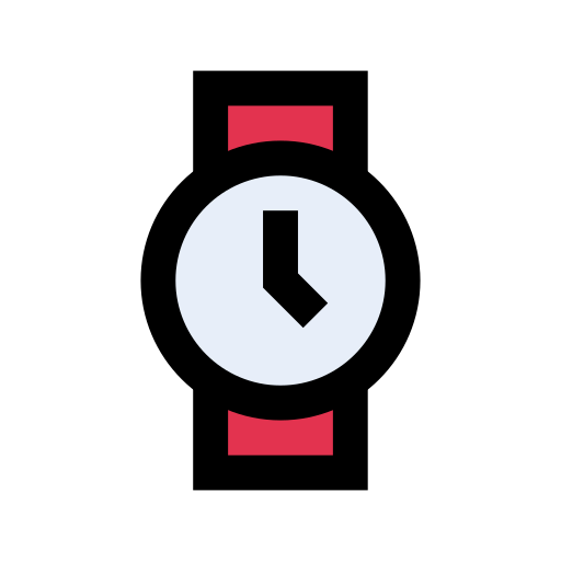 reloj de pulsera Vector Stall Lineal Color icono
