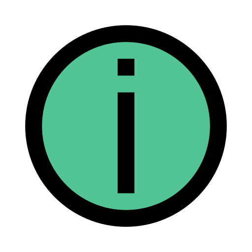 botón de información Vector Stall Lineal Color icono