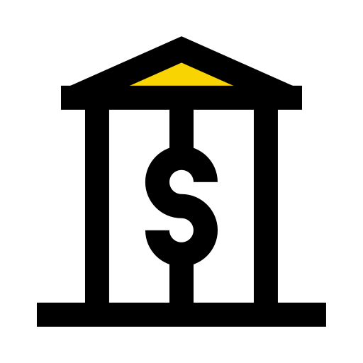 banco Vector Stall Lineal Color icono