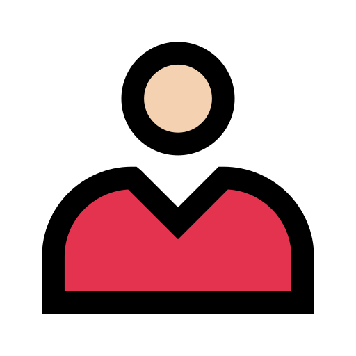 persona Vector Stall Lineal Color icono