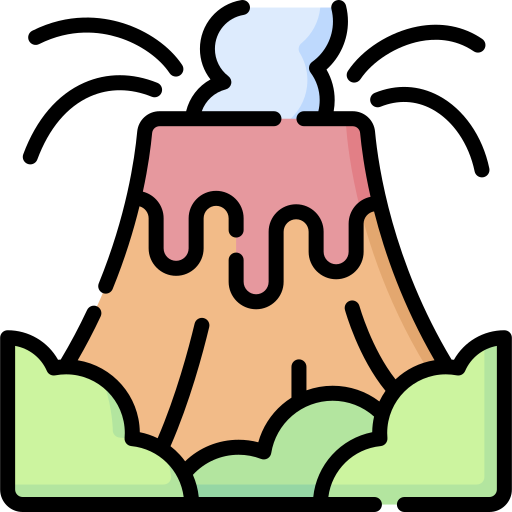 Volcano Special Lineal color icon