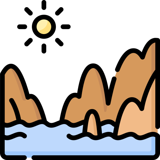 roccia Special Lineal color icona