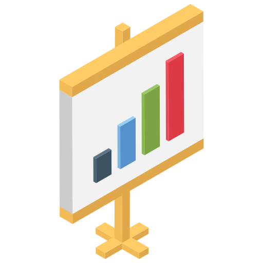 grafikbalken Generic Isometric icon