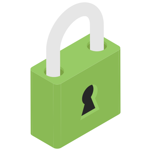 Lock Generic Isometric icon