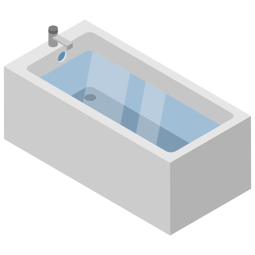 Bath Generic Isometric icon