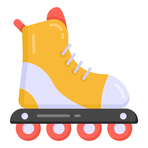 patin à roulettes Generic Flat Icône