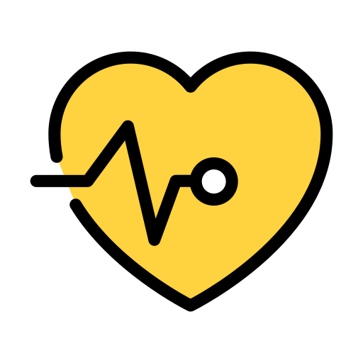 Heartbeat Vector Stall Lineal Color icon
