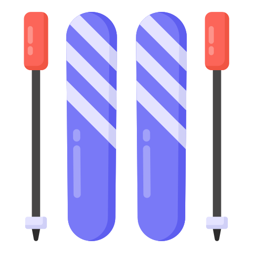 narciarstwo Generic Flat ikona