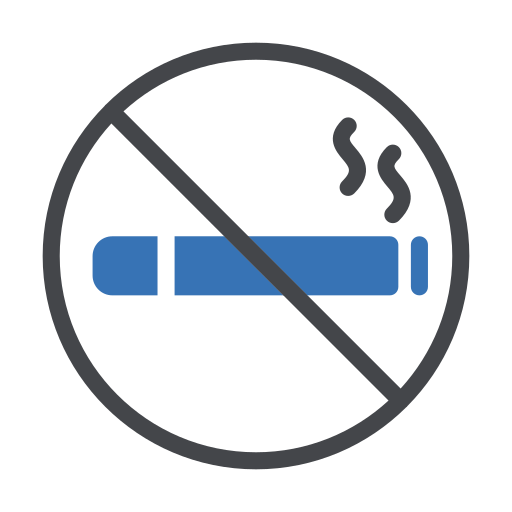 proibido fumar Generic Blue Ícone