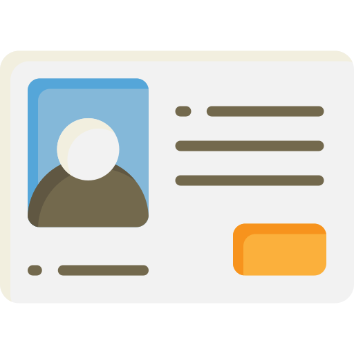 Id card Generic Flat icon