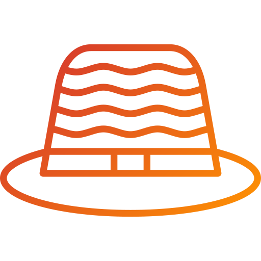 kapelusz przeciwsłoneczny Generic Gradient ikona