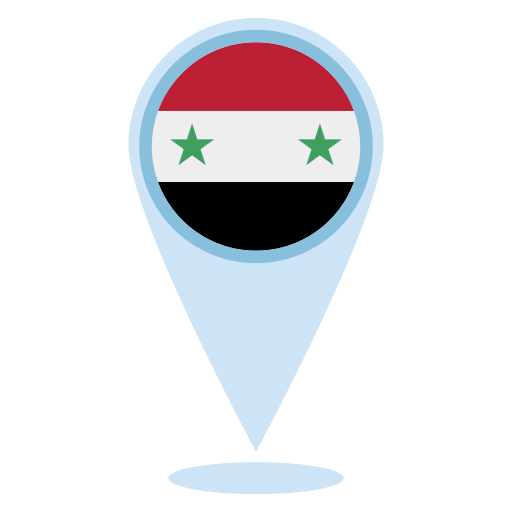 syrië Generic Flat icoon